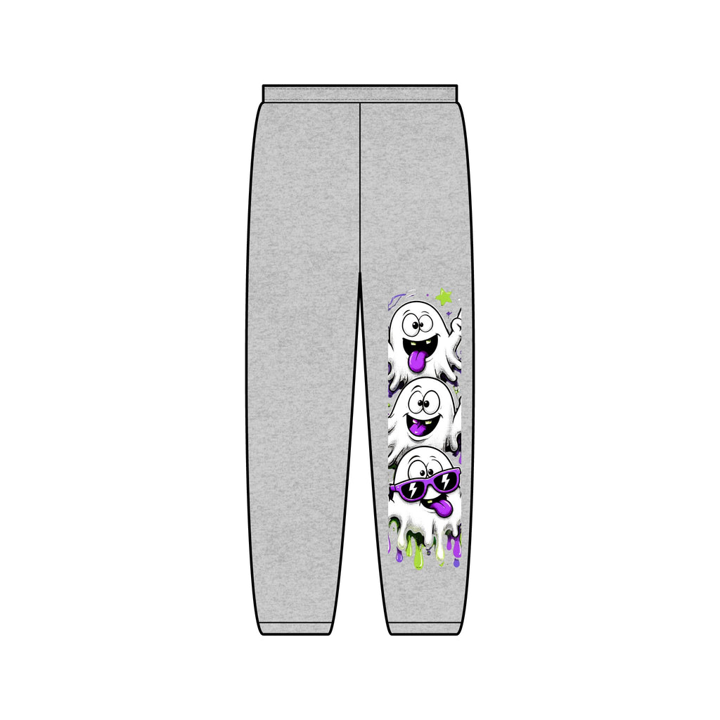 Ghost Crew Graphic Sweatpants — Cute Drip Halloween Lounge Pants