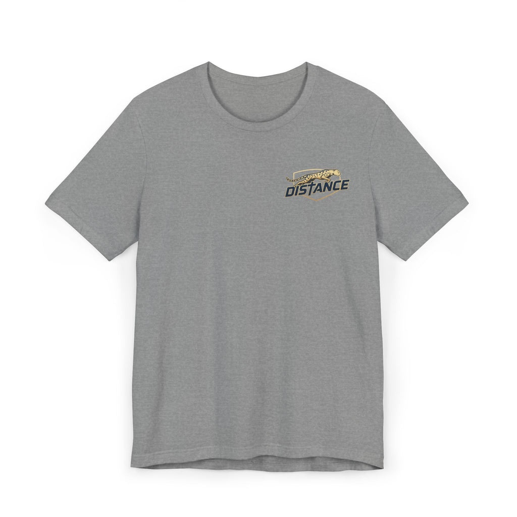 Hebrews 12:1-2 Faith Running T-Shirt — "Run the Race" Christian Graphic Tee