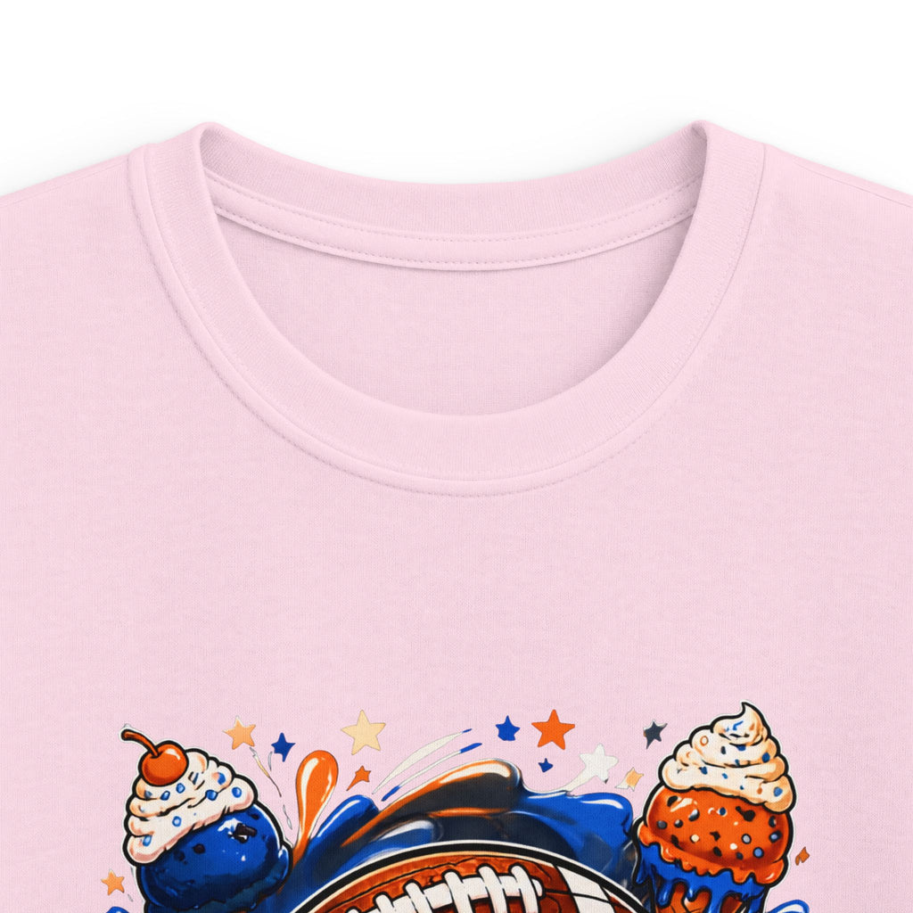 Kids Football Ice Cream Tee – "Football Tough" Youth Shirt