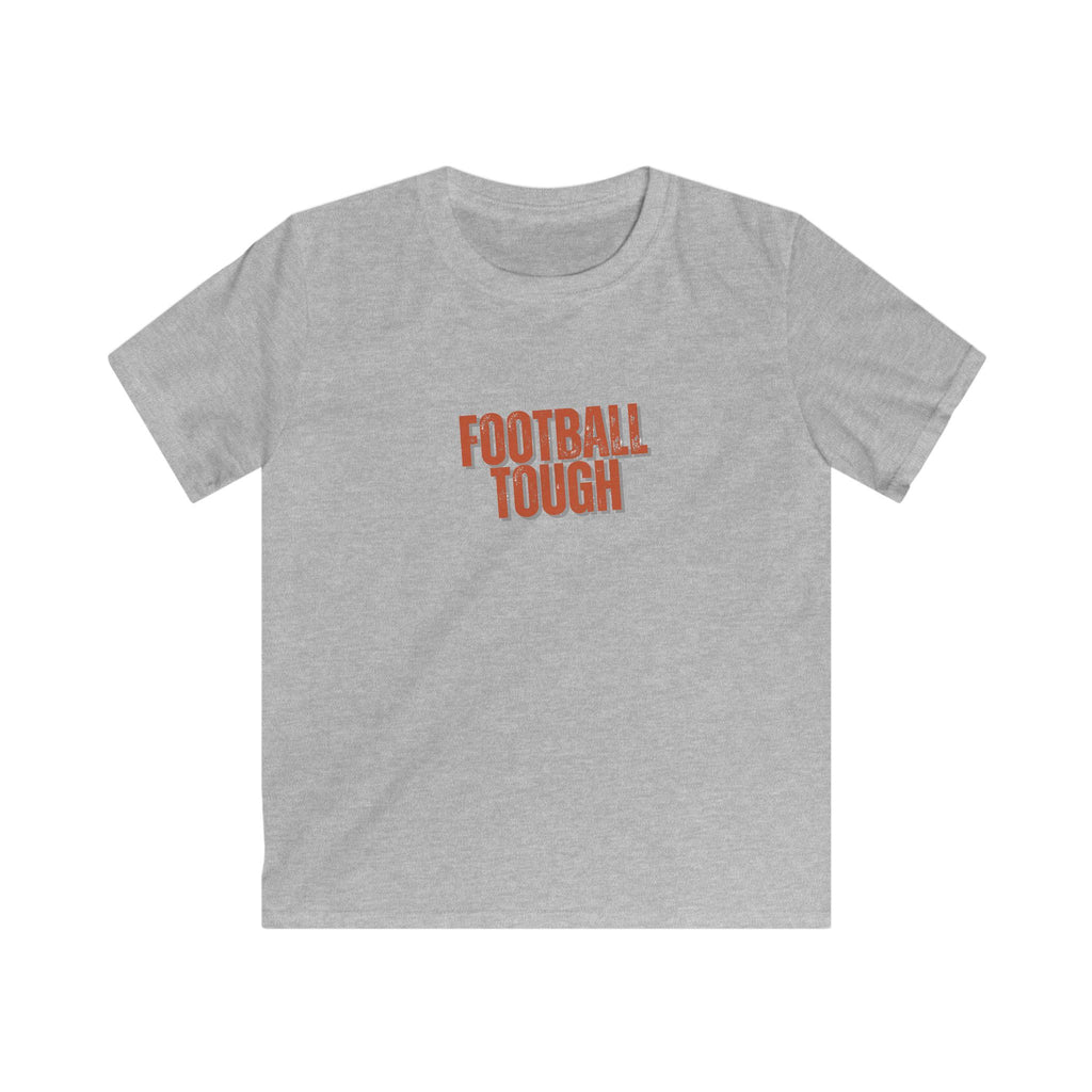 Kids T-Shirt — 'Football Tough' Front & 'Attitude Integrity Grit' Back Graphic Tee