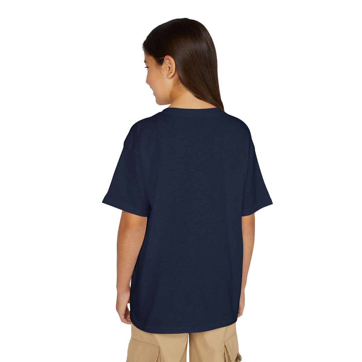 Youth Football T-Shirt – "Football Tough" Blue Grunge Graphic