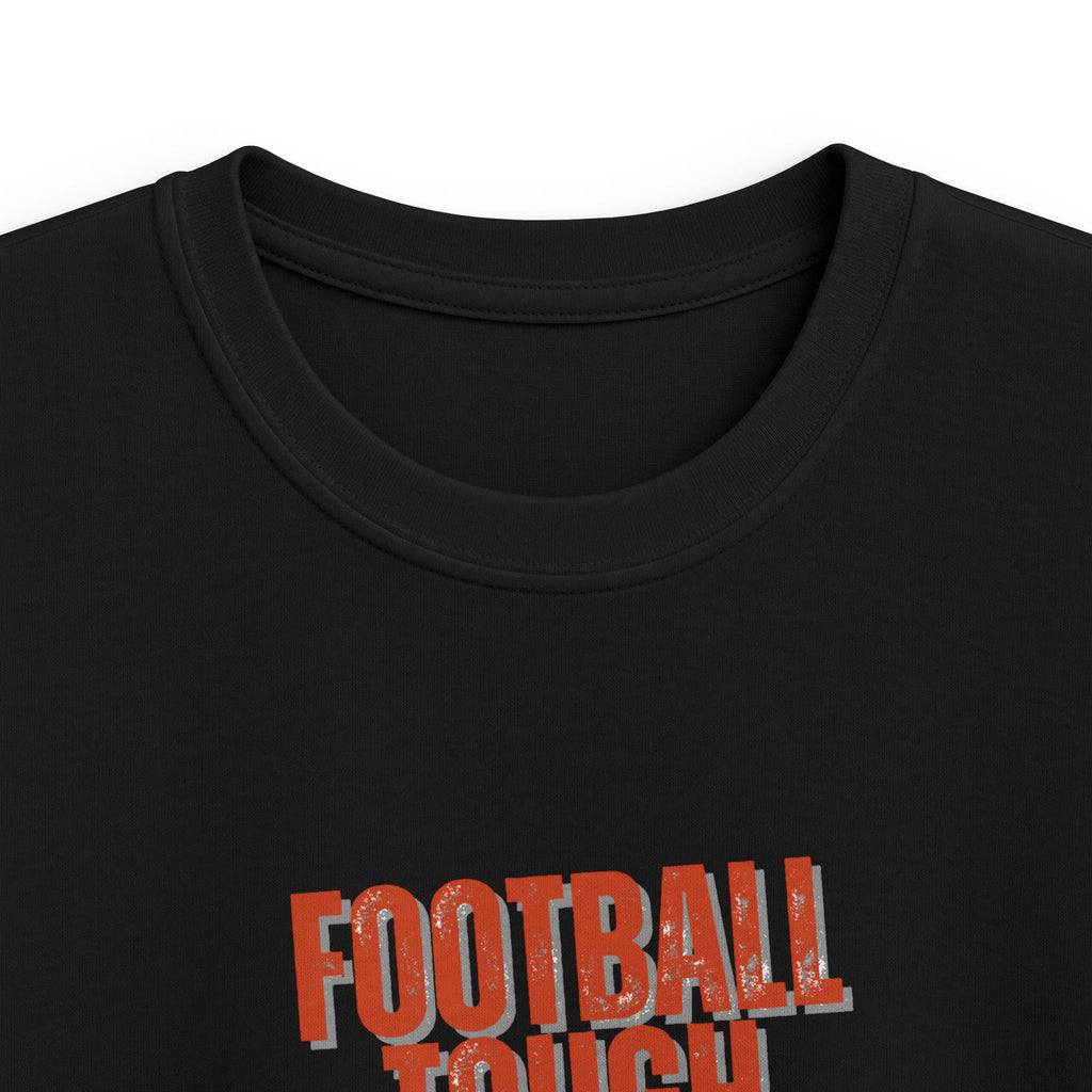 Kids T-Shirt — 'Football Tough' Front & 'Attitude Integrity Grit' Back Graphic Tee