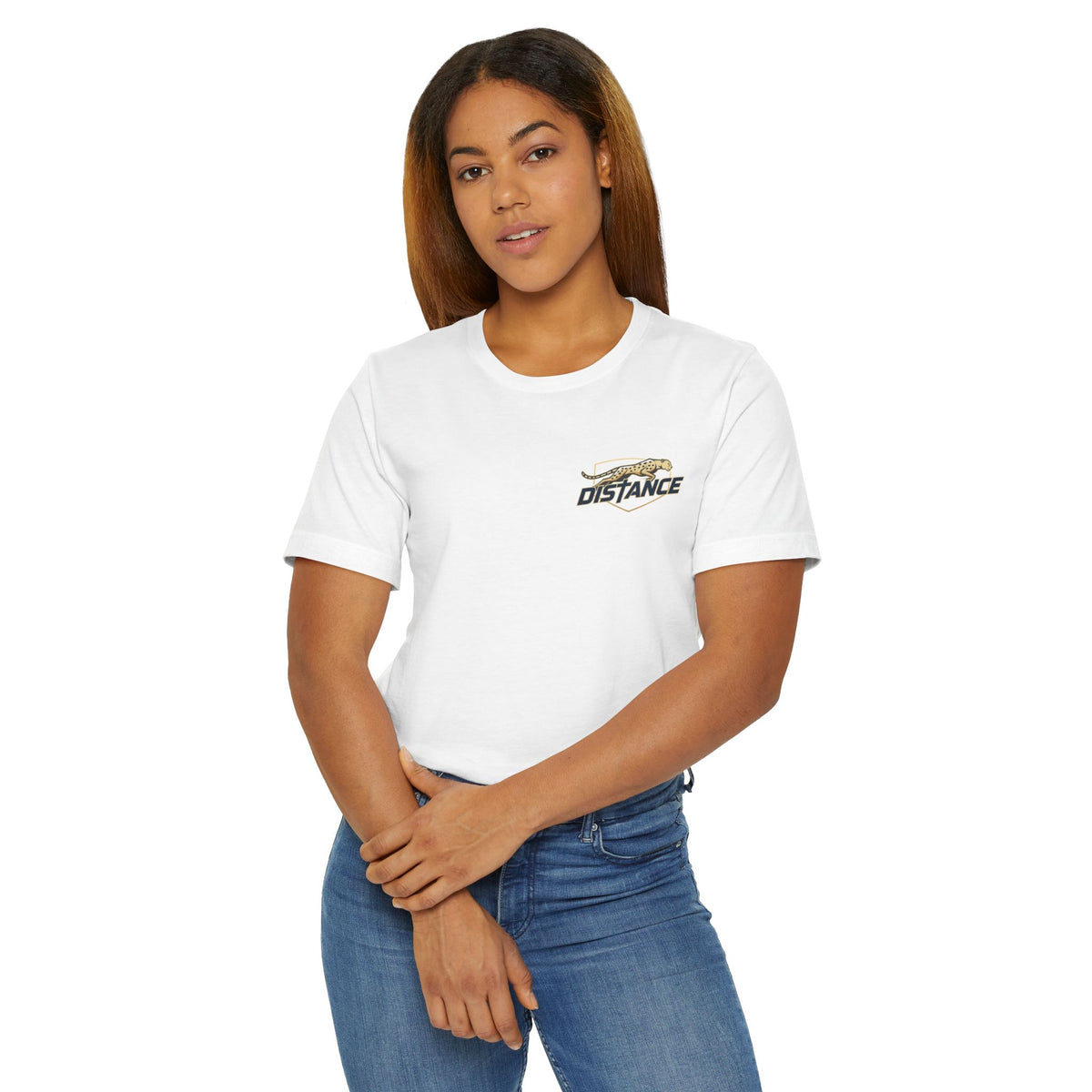 Hebrews 12:1-2 Faith Running T-Shirt — "Run the Race" Christian Graphic Tee