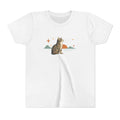 Youth Tee — Sunset Cat Graphic Shirt for Kids