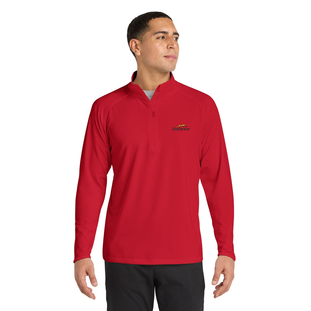 Embroidered Quarter-Zip Pullover - Men's Sport-Wick® Performance