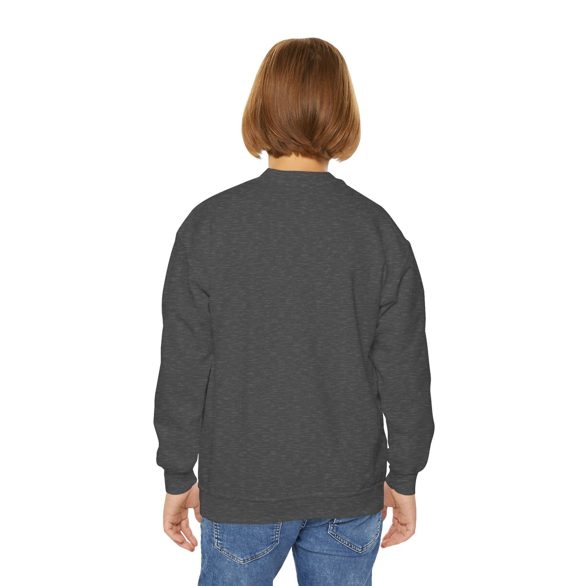 Youth Sweatshirt - Vintage Mountain Forest Sunset Crewneck