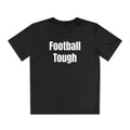 Youth Football Tee – "Football Tough" Dripping Football Back Graphic