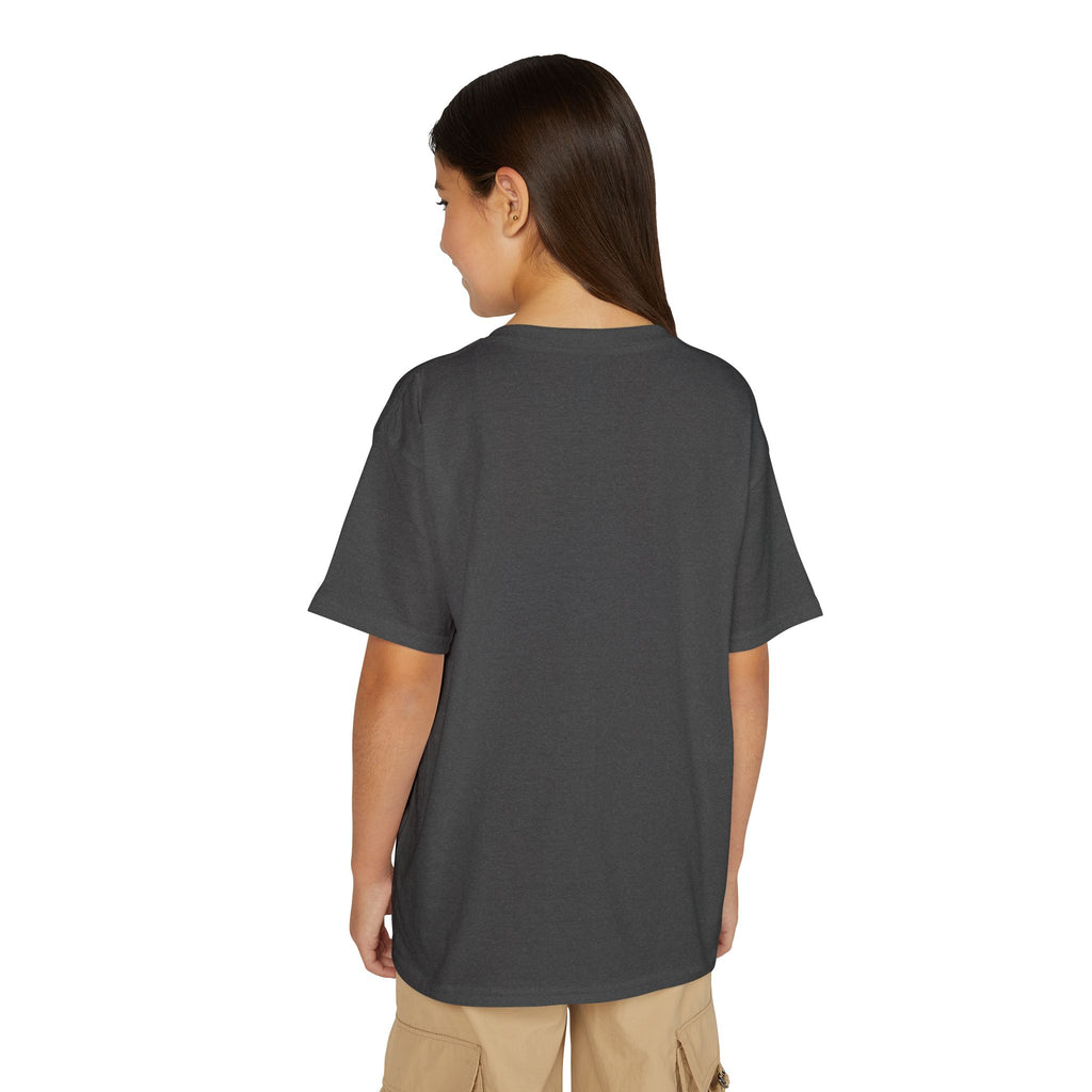 Youth Football T-Shirt – "Football Tough" Blue Grunge Graphic