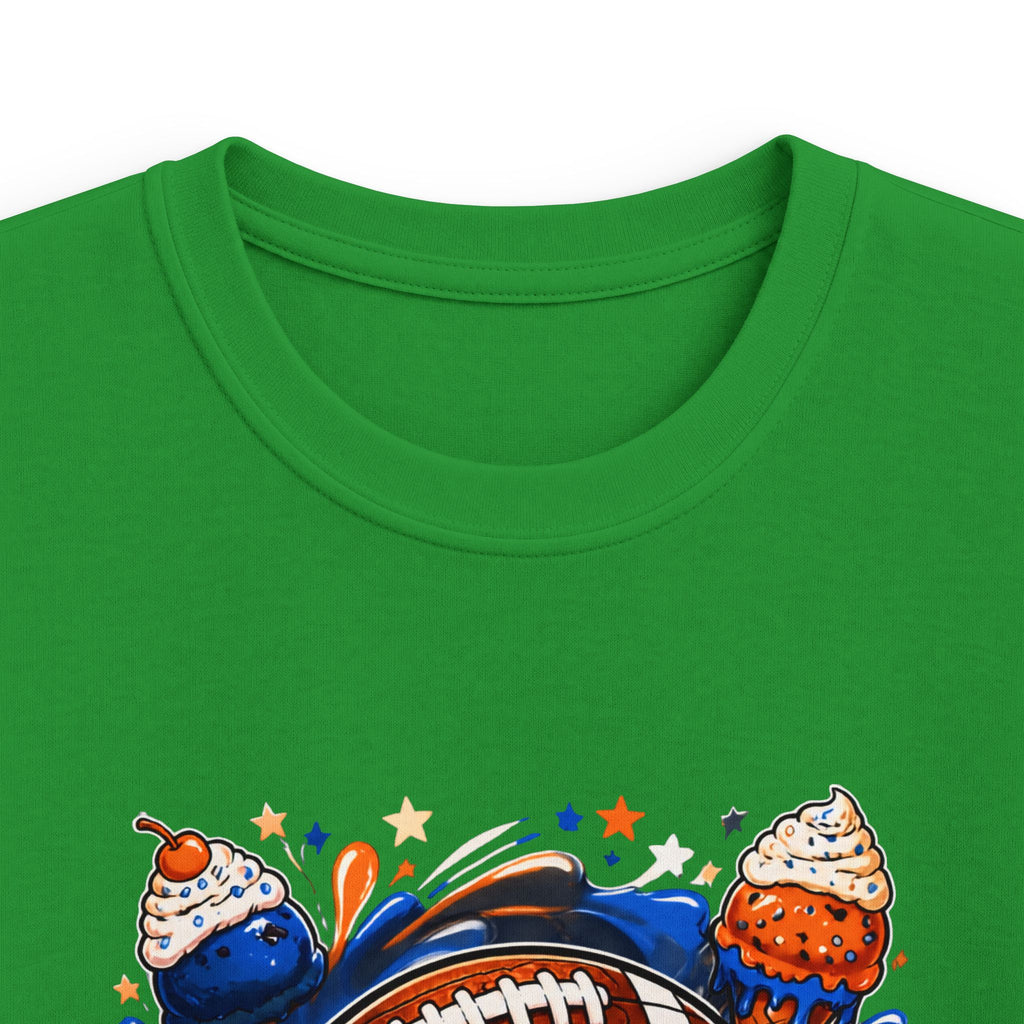 Kids Football Ice Cream Tee – "Football Tough" Youth Shirt
