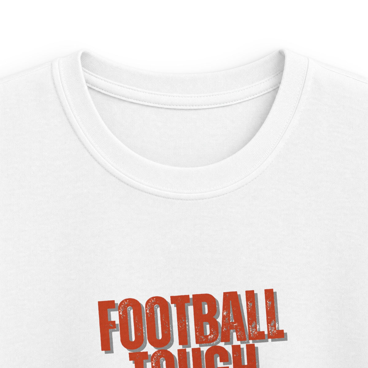 Kids T-Shirt — 'Football Tough' Front & 'Attitude Integrity Grit' Back Graphic Tee