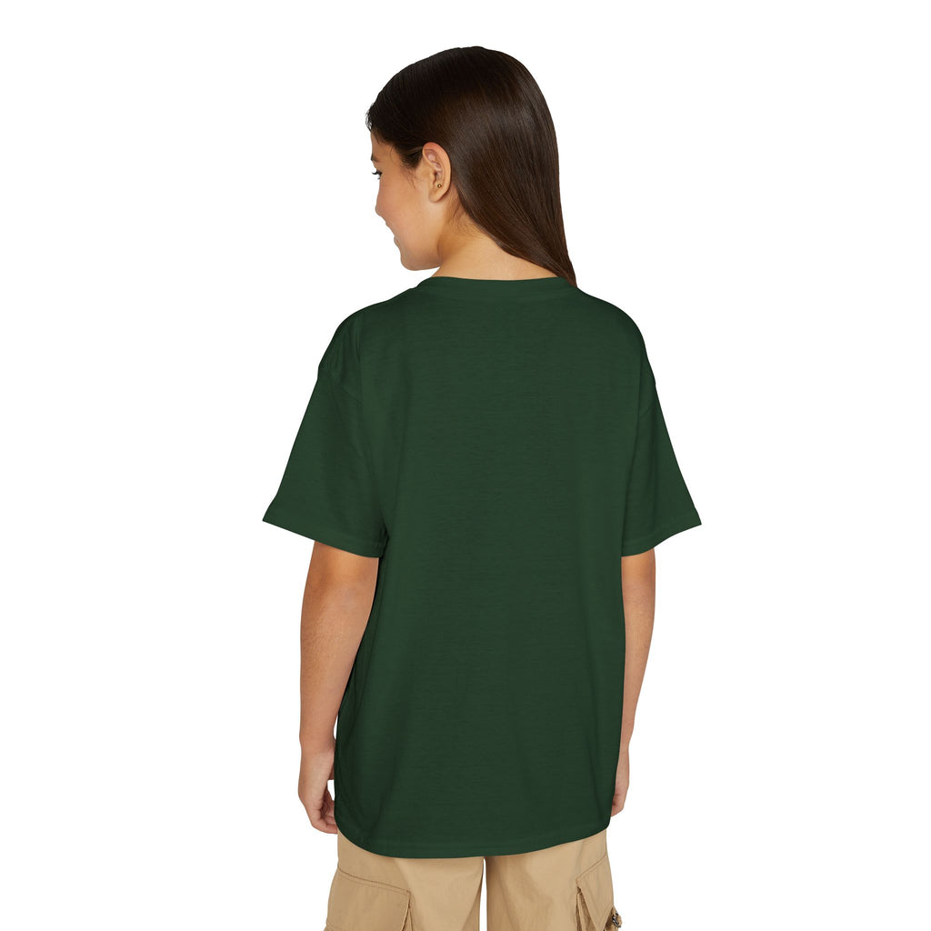 Youth Football T-Shirt – "Football Tough" Blue Grunge Graphic