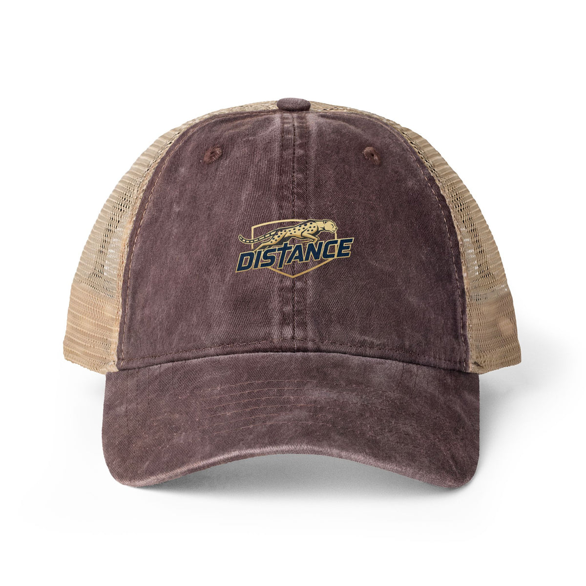Distance-women's Washed Mesh-Back Cap