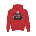 Youth Football Hoodie — ‘Football Tough’ Skull Helmet Graphic