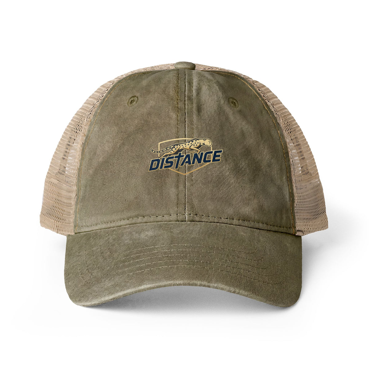 Distance-women's Washed Mesh-Back Cap