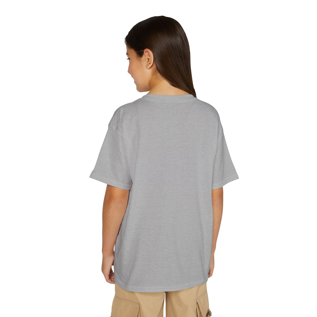 Youth Football T-Shirt – "Football Tough" Blue Grunge Graphic