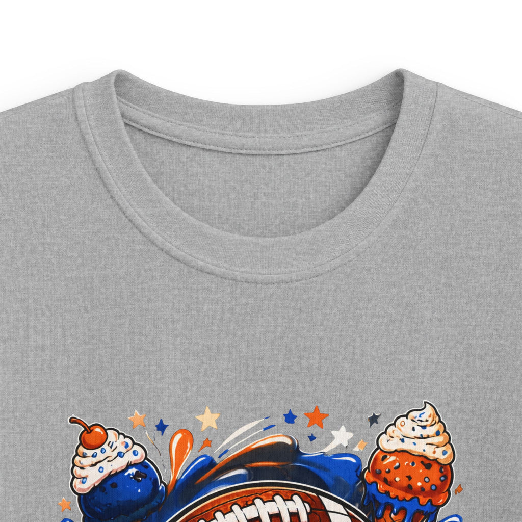 Kids Football Ice Cream Tee – "Football Tough" Youth Shirt