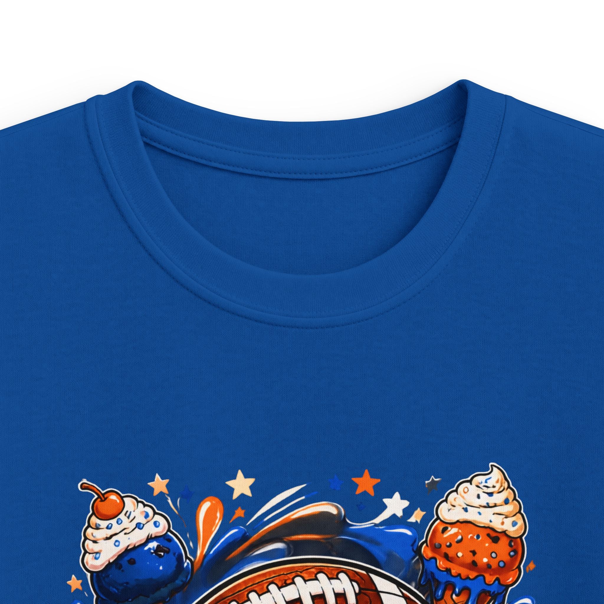 Kids Football Ice Cream Tee – "Football Tough" Youth Shirt