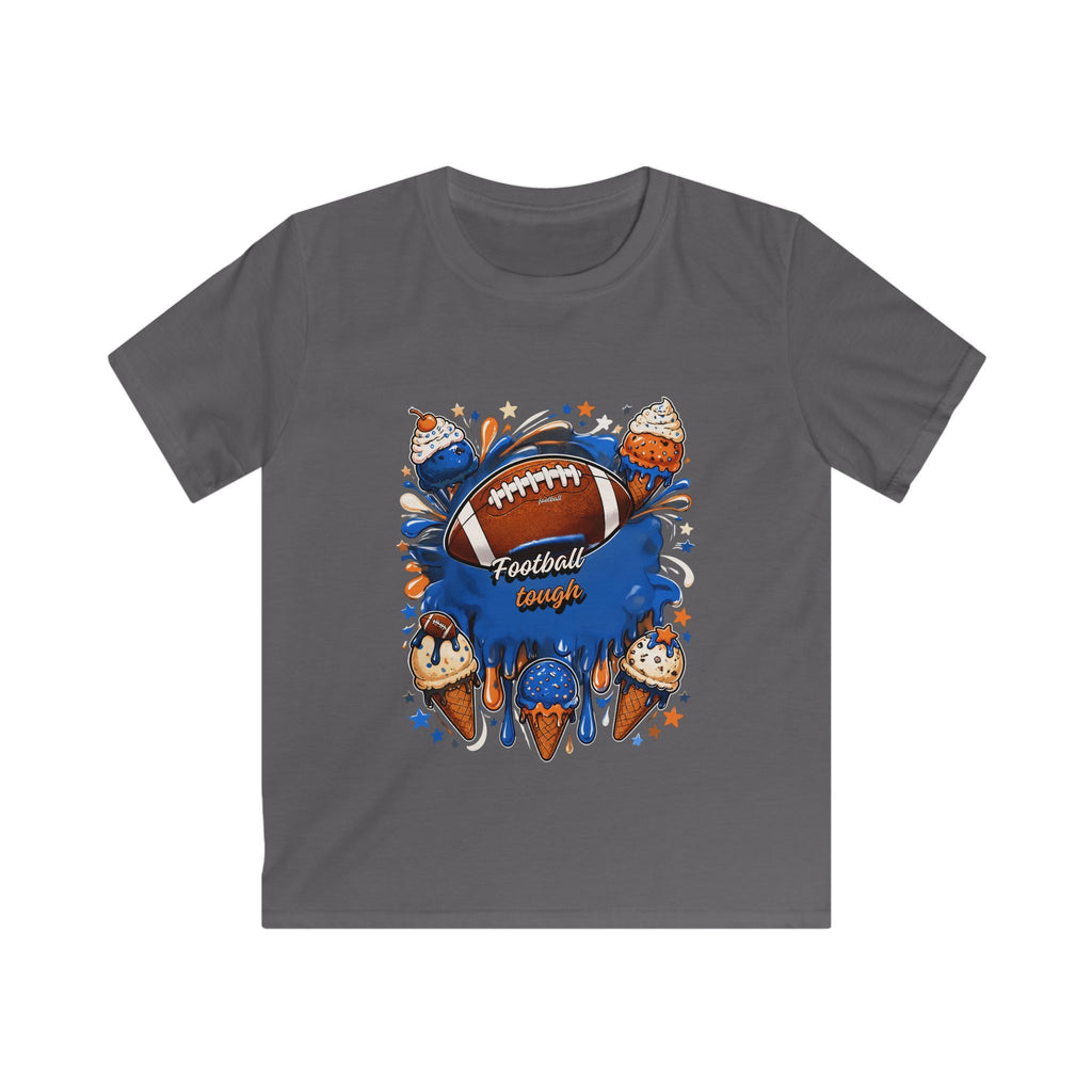 Kids Football Ice Cream Tee – "Football Tough" Youth Shirt