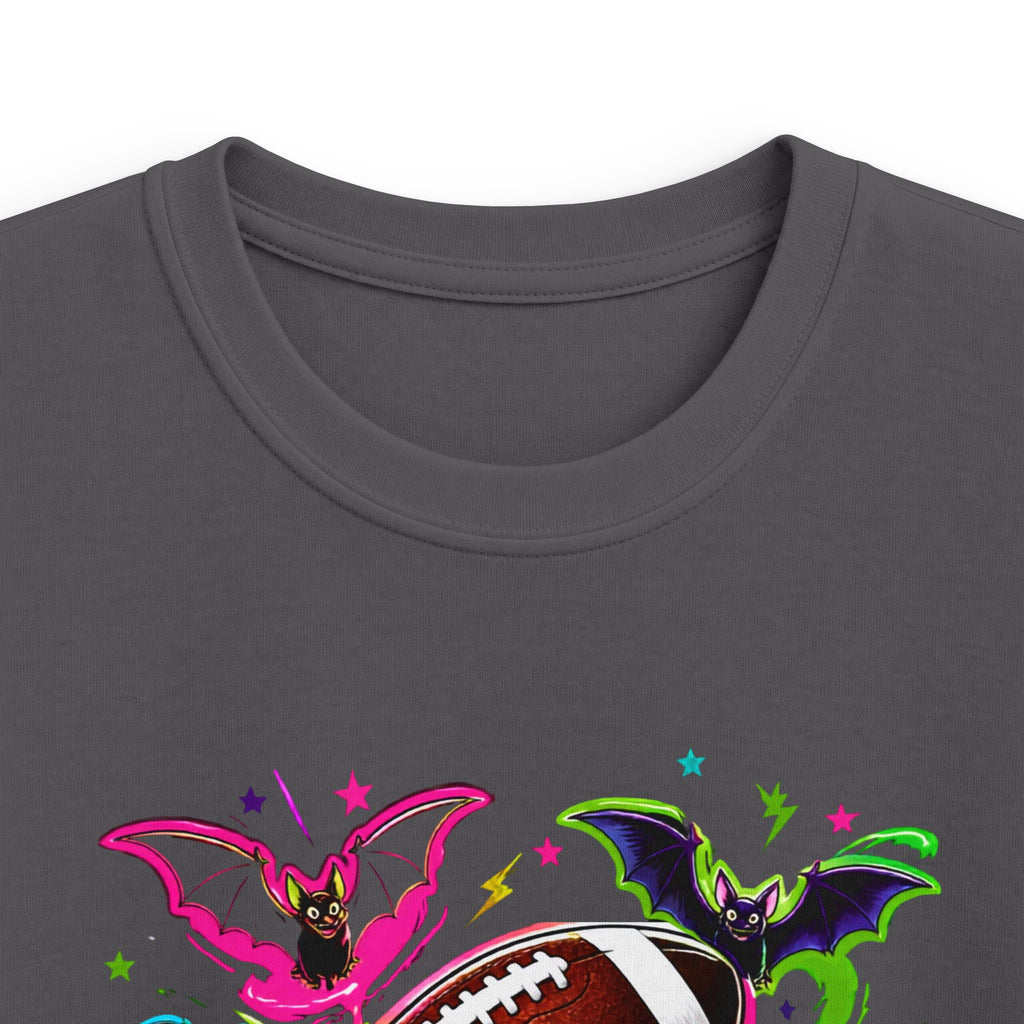 Kids Football Bats — Colorful Splash Grunge Youth Shirt