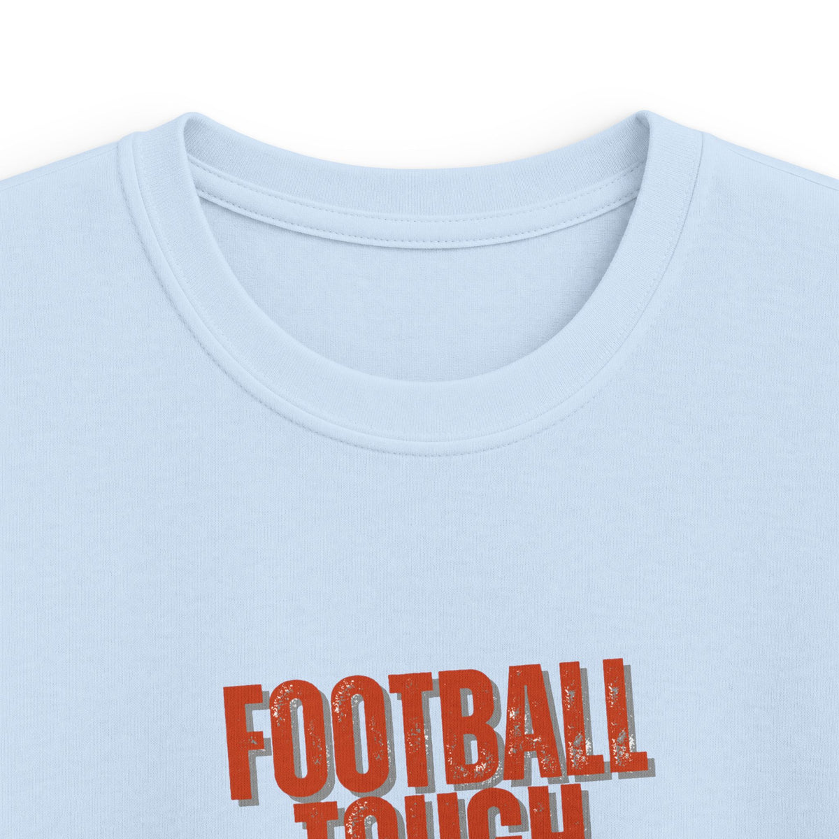 Kids T-Shirt — 'Football Tough' Front & 'Attitude Integrity Grit' Back Graphic Tee