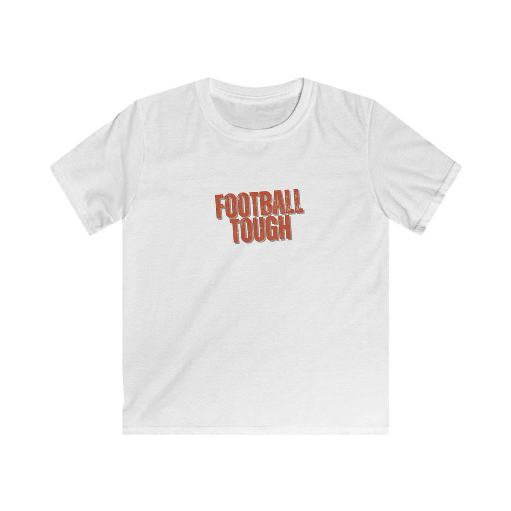 Kids T-Shirt — 'Football Tough' Front & 'Attitude Integrity Grit' Back Graphic Tee