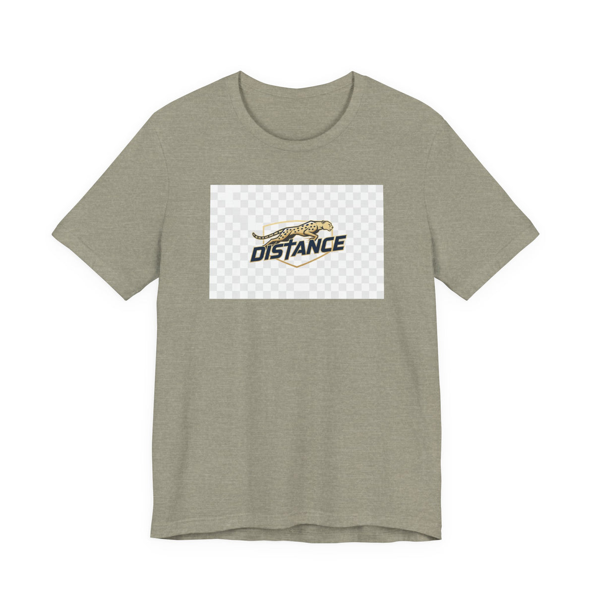 Distance Cheetah Logo T-Shirt | Running, Athletic Leopard Graphic