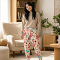 Flamingo Splash Athletic Joggers — All-Over Print Fun Run Pants