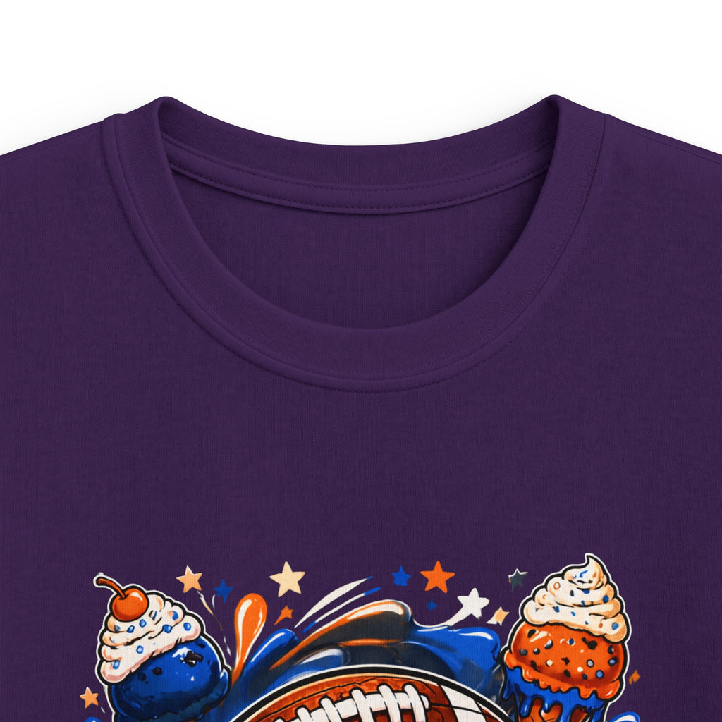 Kids Football Ice Cream Tee – "Football Tough" Youth Shirt