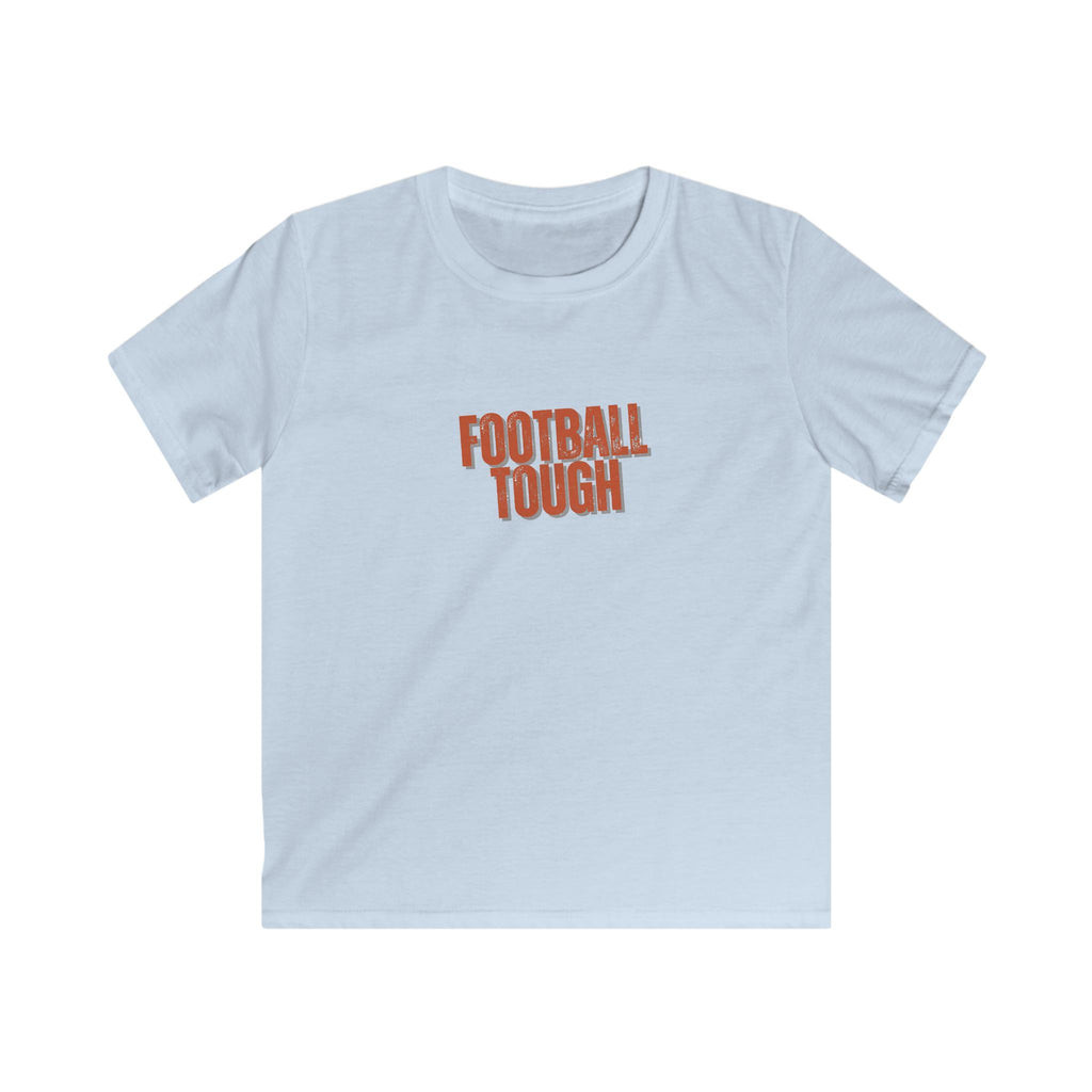 Kids T-Shirt — 'Football Tough' Front & 'Attitude Integrity Grit' Back Graphic Tee