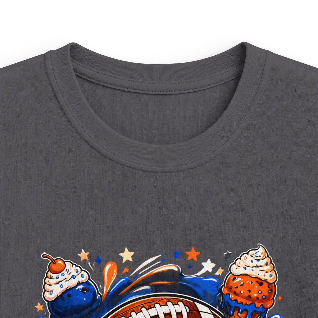 Kids Football Ice Cream Tee – "Football Tough" Youth Shirt