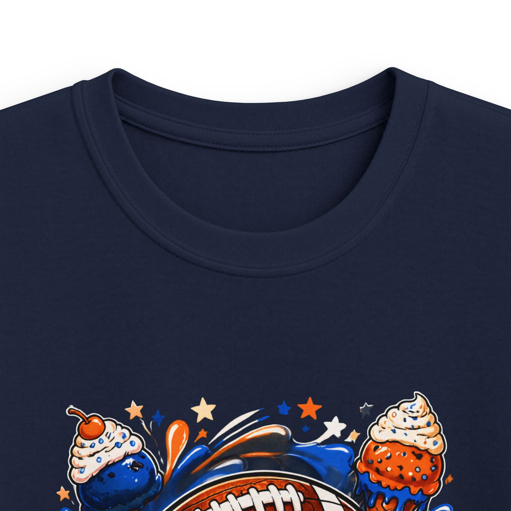 Kids Football Ice Cream Tee – "Football Tough" Youth Shirt