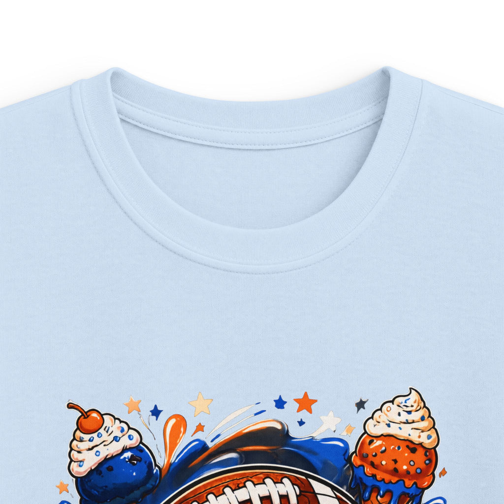 Kids Football Ice Cream Tee – "Football Tough" Youth Shirt