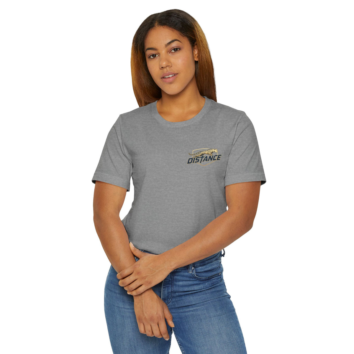 Hebrews 12:1-2 Faith Running T-Shirt — "Run the Race" Christian Graphic Tee