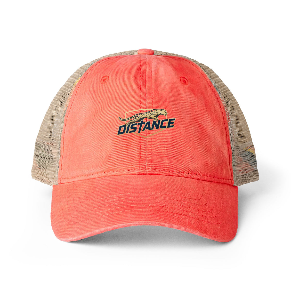 Distance-women's Washed Mesh-Back Cap