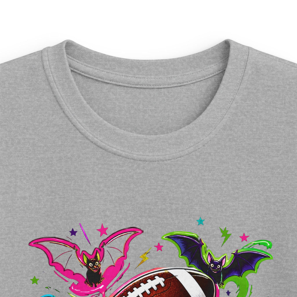 Kids Football Bats — Colorful Splash Grunge Youth Shirt