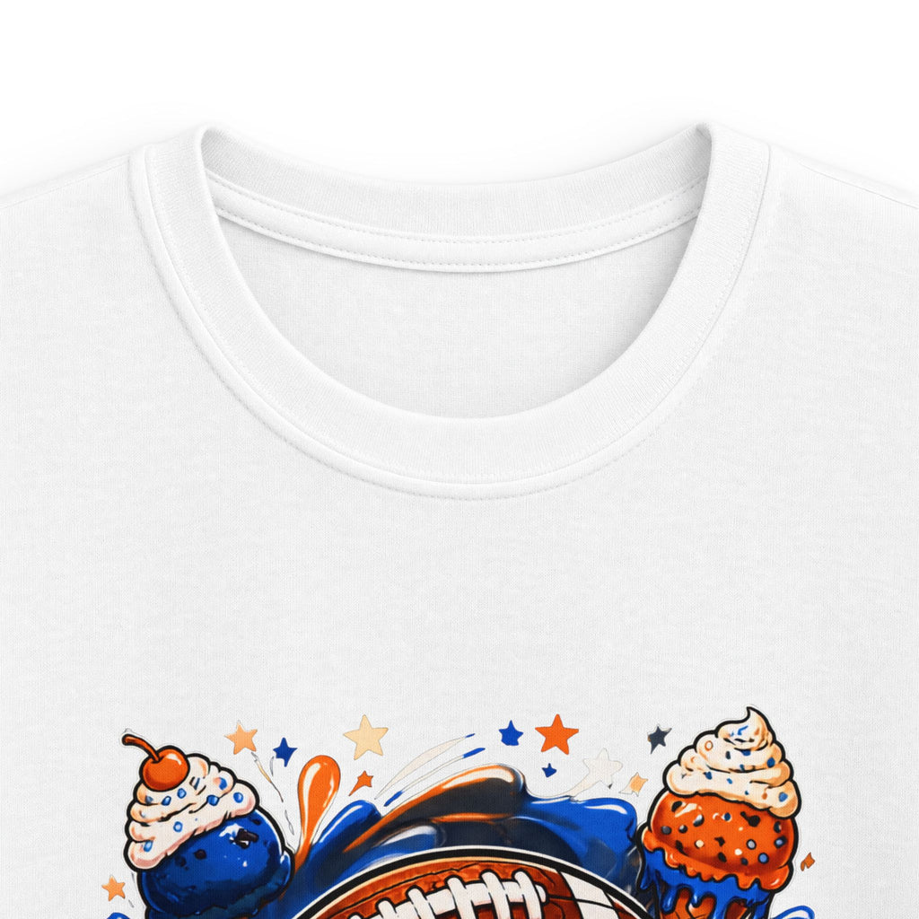 Kids Football Ice Cream Tee – "Football Tough" Youth Shirt
