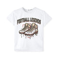 Kids Football legends- Youth Sports Tee with Dripping Football Graphic