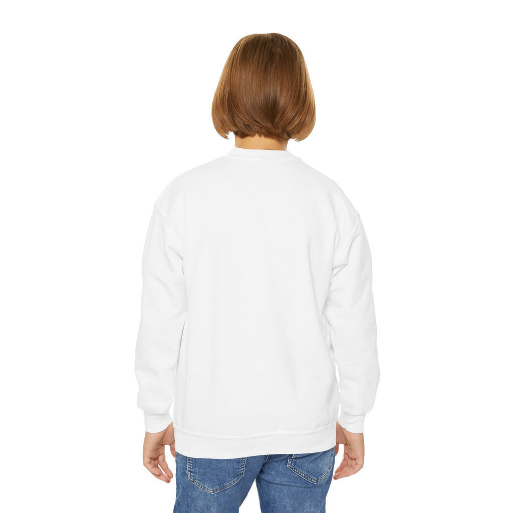 Youth Sweatshirt - Vintage Mountain Forest Sunset Crewneck