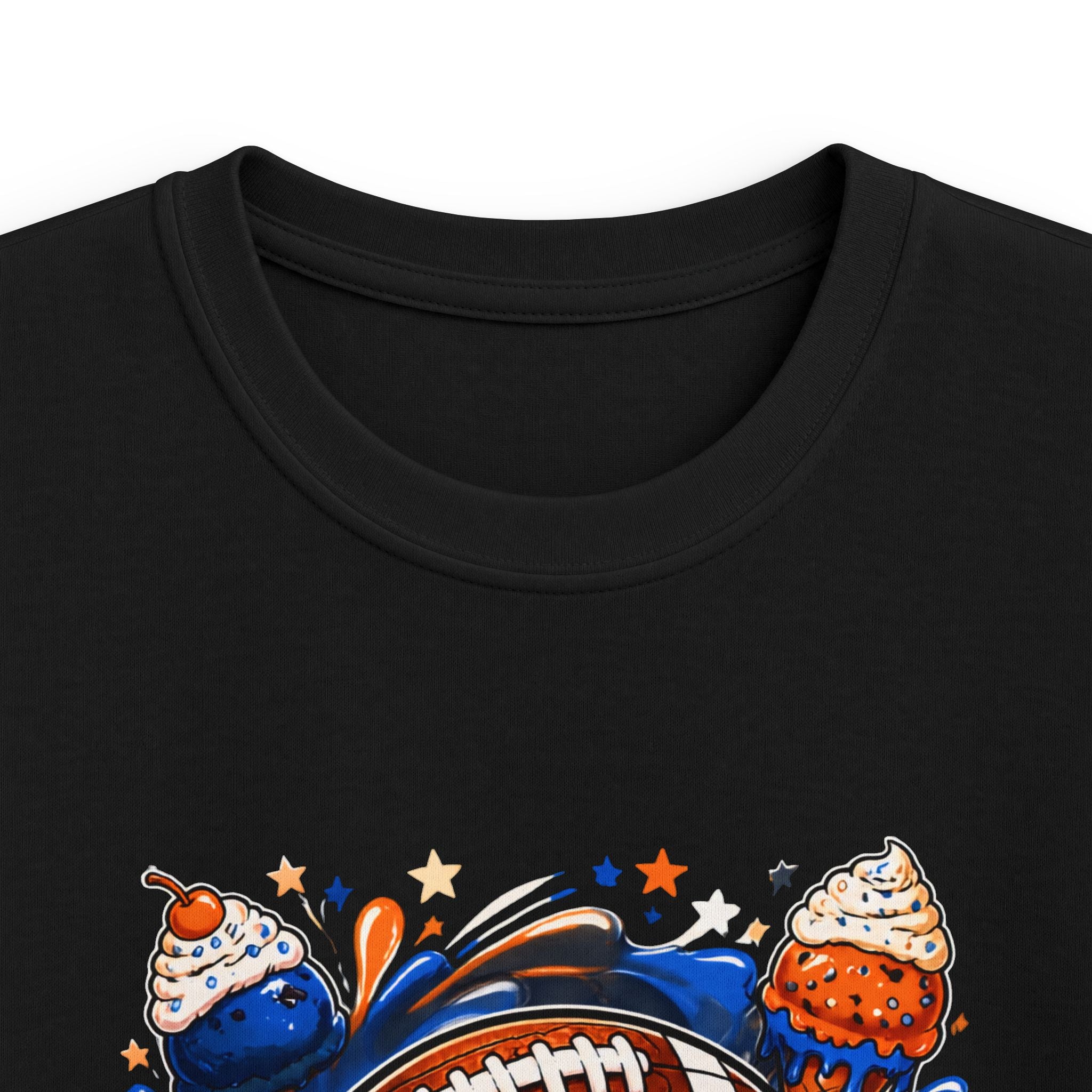 Kids Football Ice Cream Tee – "Football Tough" Youth Shirt