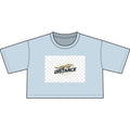 Cropped T-Shirt — "Distance" Track & Running Graphic Tee